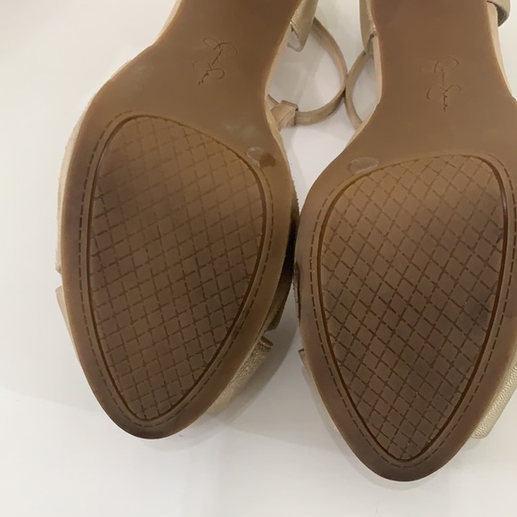Jessica Simpson Suede and Leather Heels Size 9.5 - Picture 8 of 15